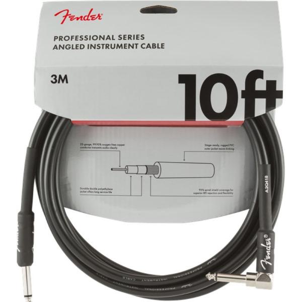 フェンダー Fender Professional Series Instrument Cable SL 10' Black ギターケーブル ギターシールド Fender Professional Series Instrument Cab...