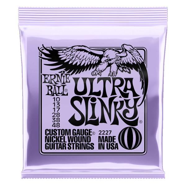 ERNIE BALL 2227 Ultra Slinky 10-48 エレキギター弦世界中のトップ・ギタリストから圧倒的な支持を得ているアーニーボールのエレクトリックギター弦の10-48ゲージです。癖がなくバランスのとれたサウンドを特徴にし...