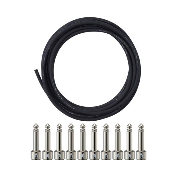 Free The Tone SL-4SL-NI-55K ソルダーレスケーブルキットSプラグ5個、Lプラグ5個、ケーブル3mをセットにしたフリーザトーンのソルダーレスケーブルキットです。●プラグ：・Sプラグ（SL-4S-NI）×5個・Lプラグ...