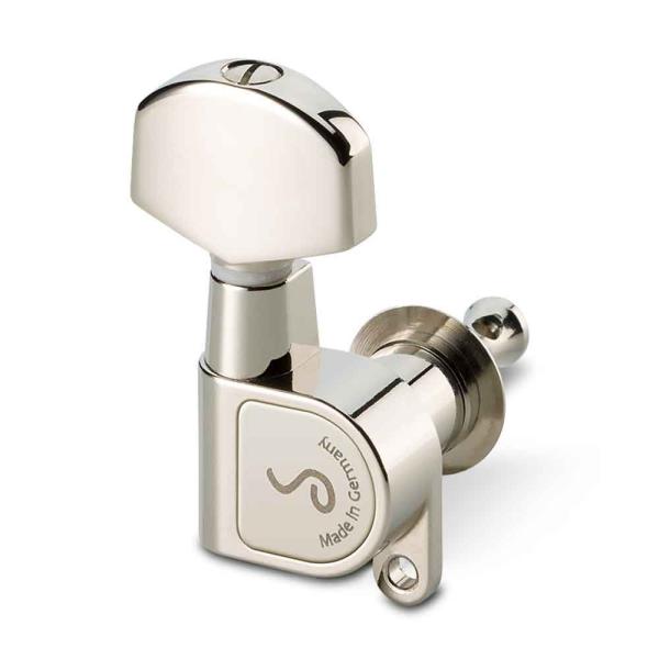 Schaller ペグ Machine Head シャーラー SCHALLER M6 180 NI 3L3R Machine Heads ギター用ペグ 6個セット