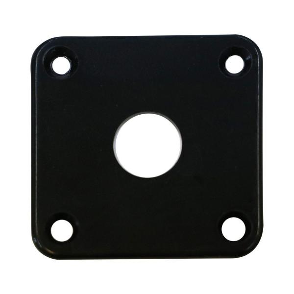 他サイト： スカッド ギタージャックプレート P-100B ブラック サイドジャックプレート ギターパーツ SCUDの商品画像