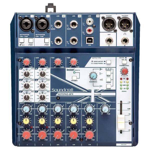 Soundcraft ミキサー Soundcraft Notepad-8FX ミキサー : chuya-online チューヤオンライン