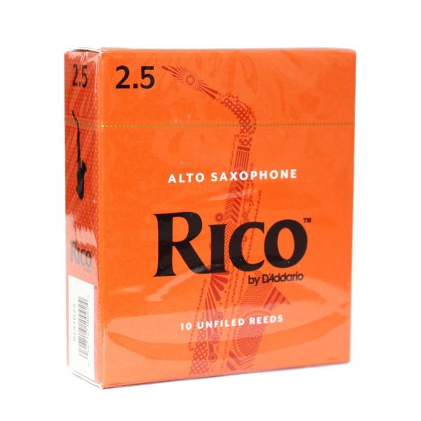 D'Addario Woodwinds/RICO RJA1025 リコ アルトサクソフォン リード 2.5 10枚入※商品の性質上、商品の返品・交換はお受け出来ません。【リコ \“世界で最も人気のあるリード\”】さまざまな演奏場面に対応する...