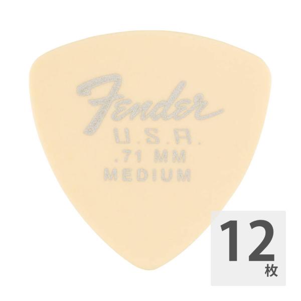 フェンダー ギターピック 12枚 セット 0.71mm 346 Dura-Tone OLY Fender。材料にDuPontが開発したポリオキシメチレン(POM)ベースの熱可塑性物質Delrinを採用。頑丈さと優れた耐クリープ性、耐疲労性、...