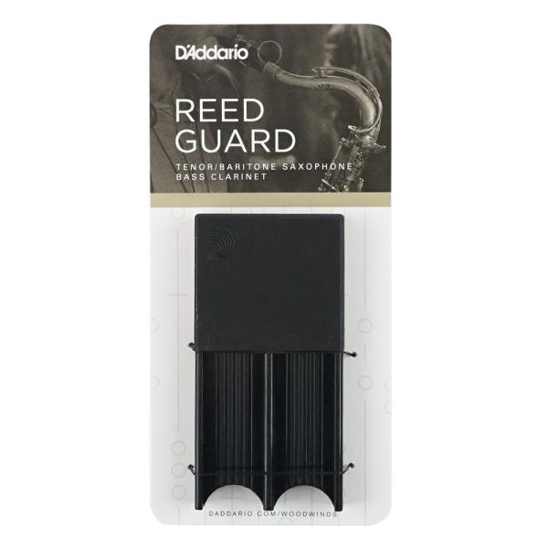 D'Addario Woodwinds/RICO DRGRD4TBBK リードガードIV テナー/バリトンサックス用 4枚収納 ブラック【リードを保護するために】リードを押さえる部分にエラストマーという素材を採用することにより、リードの先端...