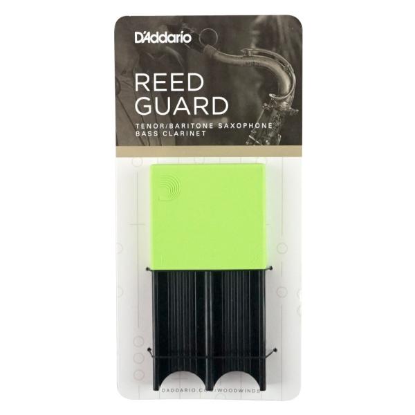D'Addario Woodwinds/RICO DRGRD4TBGR リードガードIV テナー/バリトンサックス用 4枚収納 グリーン【リードを保護するために】リードを押さえる部分にエラストマーという素材を採用することにより、リードの先端...