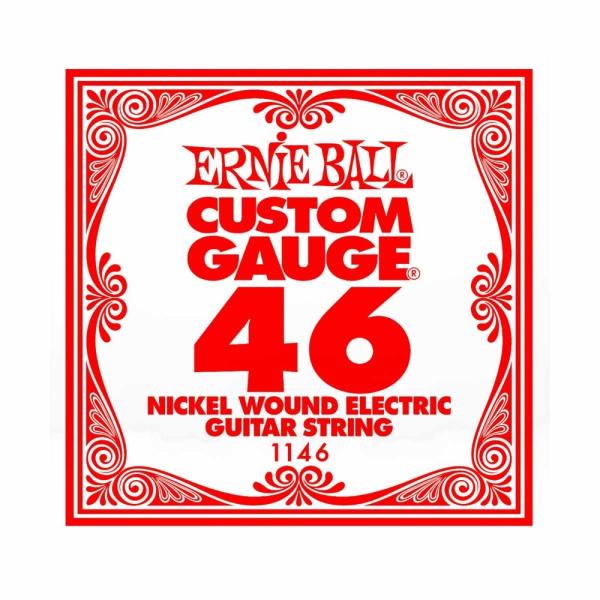 ERNIE BALL 1146 NICKEL WOUND 046 エレキギター用バラ弦スズ・メッキ・ヘックス・スティール・コア(六角形をした芯線)にニッケル・メッキ・スティール・ワイアーを巻いたワウンド弦です。癖がなくバランスのとれたサウン...