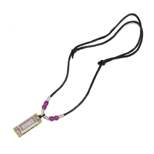 ホーナー ハーモニカ HOHNER Mini Harmonica Necklace Purple ミニハーモニカ ネックレス ※商品の性格上、不良品以外の返品および交換はお受け出来ません。お間違いの無いようご確認の上、ご注文頂けますようお願...