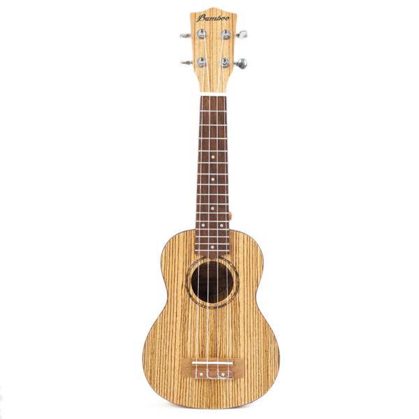 Bamboo BU-21CB Zebrano Soprano Ukulele �\�v���m�E�N����