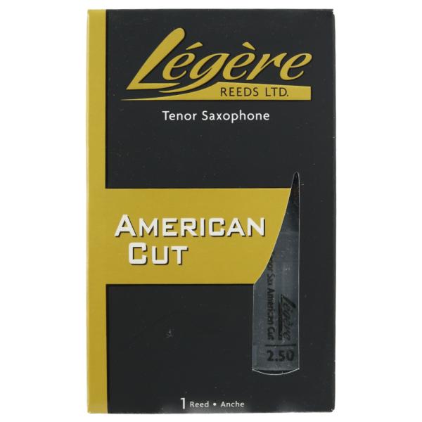 他サイト： レジェール リード テナーサックス アメリカンカット TSA2.50 American Cut [2 1/2] 1枚入り 強度2.5 テナーサックスリード Legereの商品画像