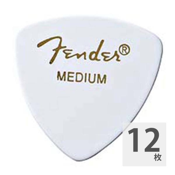フェンダー ギターピック 12枚 セット ミディアム 346 Shape Classic Celluloid Picks Medium White Fender。トラディショナルな質感が魅力のセルロイド製ピックです。346シェイプは3つの全...