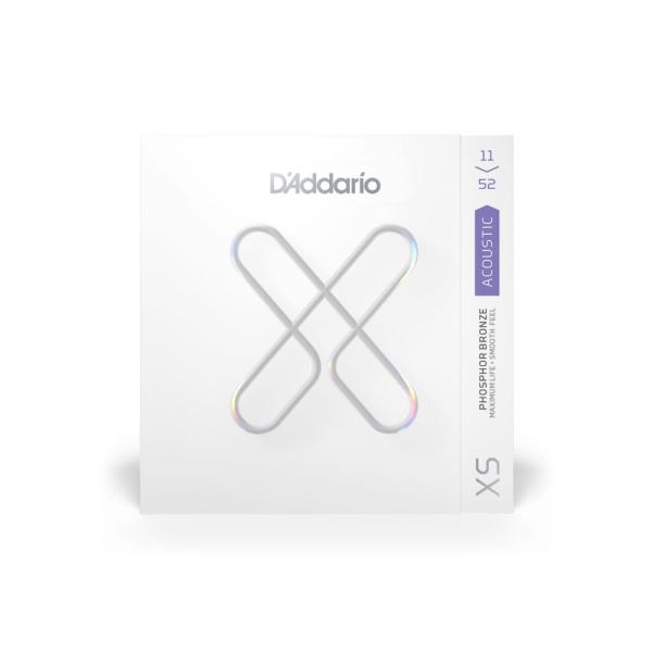 ダダリオ XS アコギ弦 D'Addario XSAPB1152 XS PB Custom Light 11-52 アコースティックギター弦 コーティング カスタムライト フォスファーブロンズ  D'Addario『XSシリーズ』は、これま...