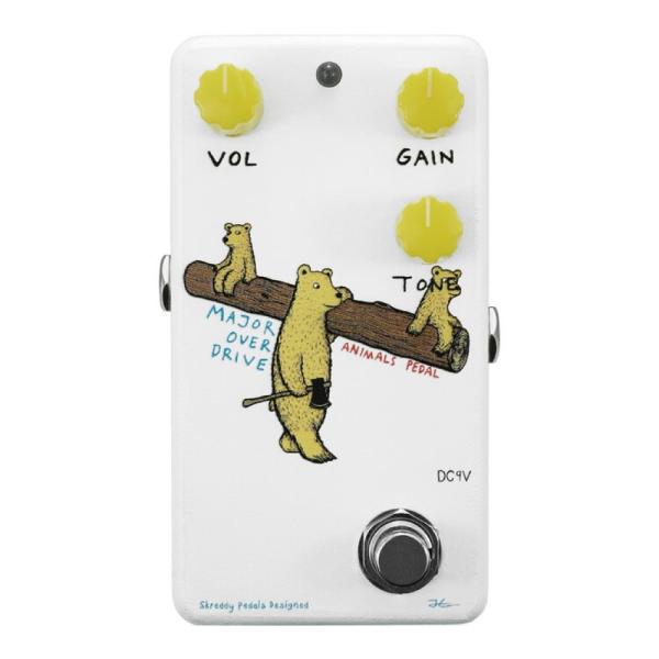 ギター DC Drive & major overdrive Animals Pedal Major Overdrive オーバードライブ ギターエフェクター