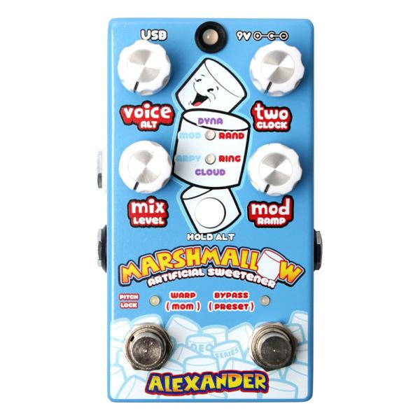 ALEXANDER MARSHMALLOW ピッチシフター 美品 Alexander Pedals Marshmallow ピッチシフター ギター