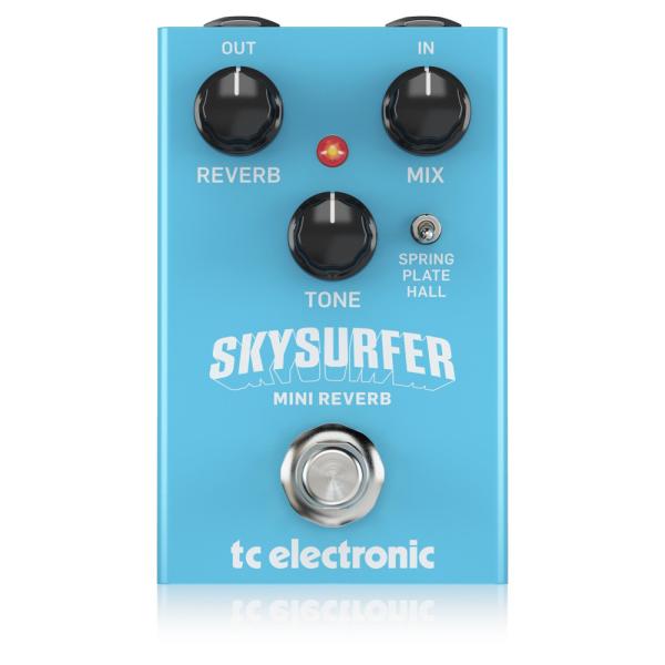 tc electronic SKYSURFER MINI REVERB リバーブ ギターエフェクター受賞歴のあるTC Electronicのアルゴリズムを備え、よりコンパクトな筐体になったスタジオクオリティリバーブペダル【特徴】・スタジオグ...