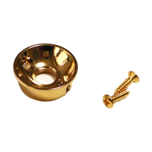 Montreux Electrosocket Jack Plate gloss Gold No.9501 ジャック