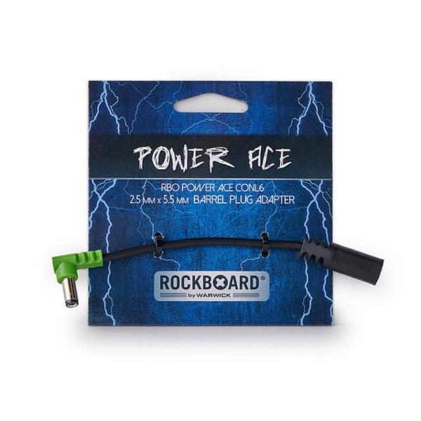 RockBoard RBO POWER ACE CONL6 Power Ace Barrel Plug Converter 2.1 x 5.5 mm to 2.5 x 5.5 mm barrel plug バレルプラグコンバーター・エフェク...