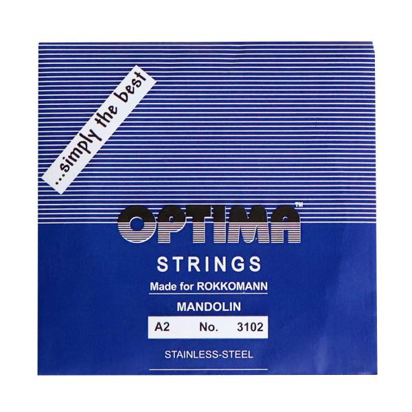 Optima Strings 2A No.3102 BLUE 2弦 バラ弦 マンドリン弦オプティマ ブルー マンドリン用弦です。【Spec】・2弦:A・テンション:ノーマル（スペシャルポリッシュ）1袋2本入りです。※1・2弦：プレーン（ステ...