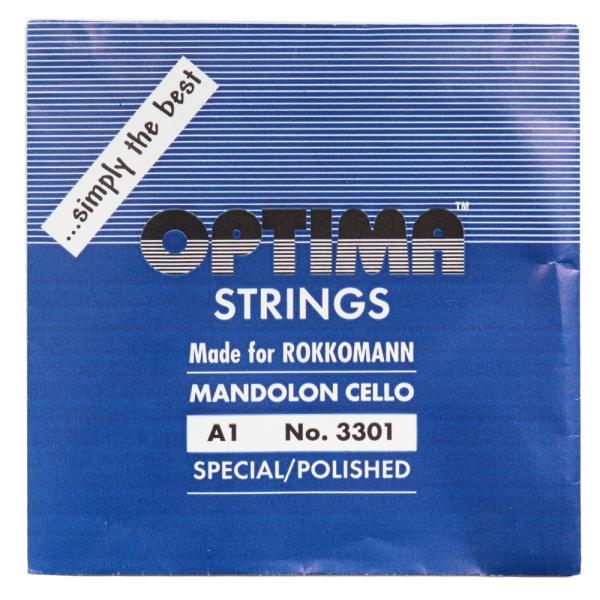 Optima Strings 1A No.3301 BLUE 1弦 バラ弦 マンドロンチェロ弦オプティマ ブルー マンドロンチェロ用弦です。【Spec】・1弦:A・テンション:ノーマル・巻弦(スペシャルポリッシュ)1袋2本入りです。