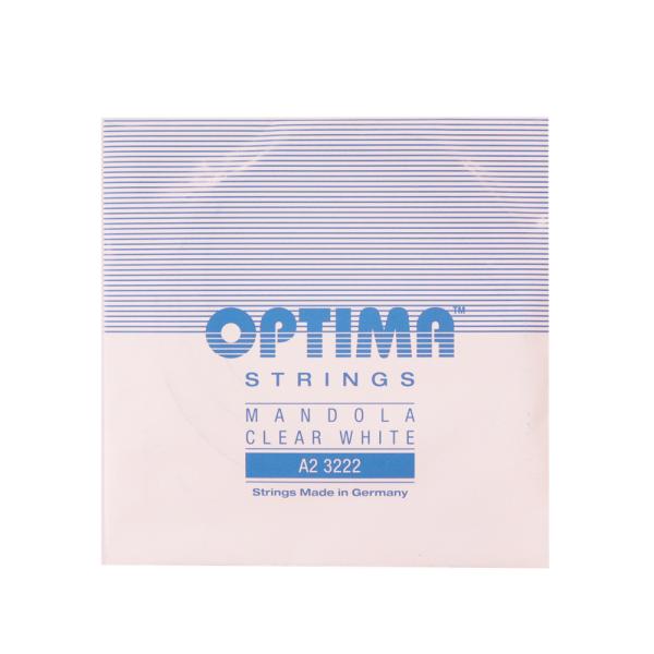 Optima Strings A2 3222 CLEAR WHITE 2弦 バラ弦 マンドラ弦オプティマ クリアホワイト マンドラ用弦です。【Spec】・2弦:A・テンション:ノーマル・スペシャルポリッシュ／巻線細め1袋2本入りです。