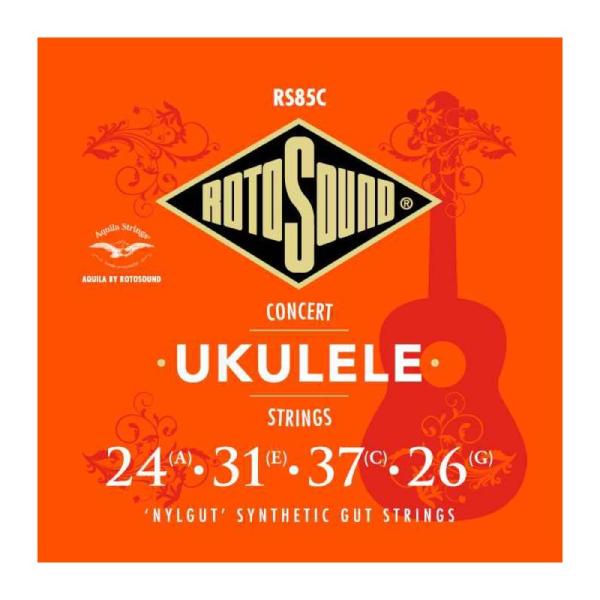 ロトサウンド ウクレレ弦 1セット RS85C Ukulele Nylgut Synthetic Gut コンサート用ウクレレ弦 ROTOSOUND RS85Cは、ナイルガット製のコンサートウクレレ弦です。・コンサートウクレレ用・Strin...