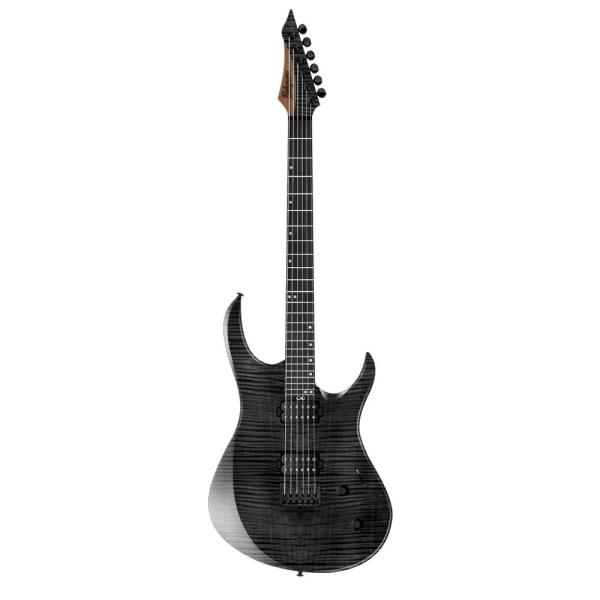 Balaguer Guitars Diablo Standard with Hipshot Hardtail Bridge Satin Trans Black GLM^[