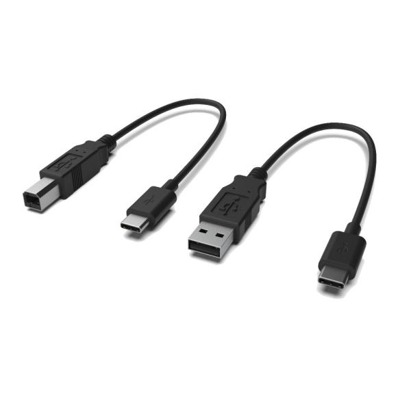CME WIDI-USB-B OTG Cable Pack I USBケーブルセットUSB-B OTG to USB-CケーブルとUSB-A to USB-Cケーブル（各10 cm）のセット以下の2種類のオス-オス USB ケーブル（各1本...
