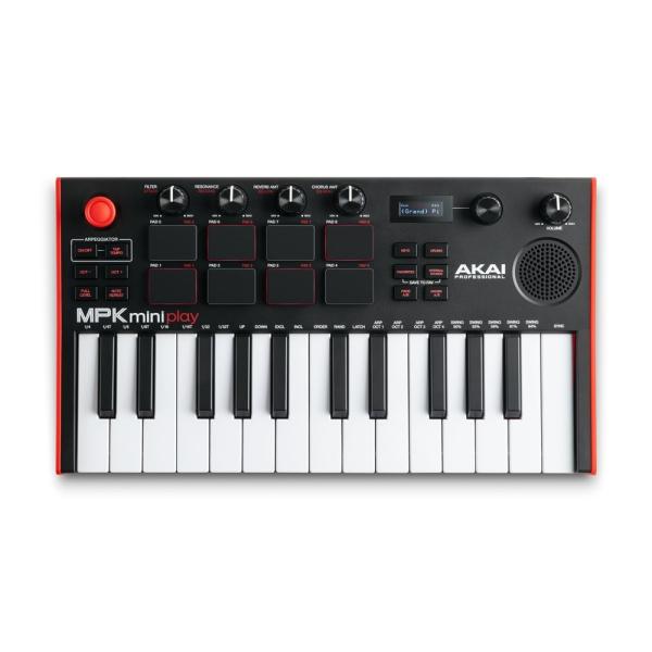 美品 AKAI MPK mini play 25鍵 MIDIキーボード AKAI ” MPK mini Special Edition Grey ” | 25鍵 USB MIDI キーボード