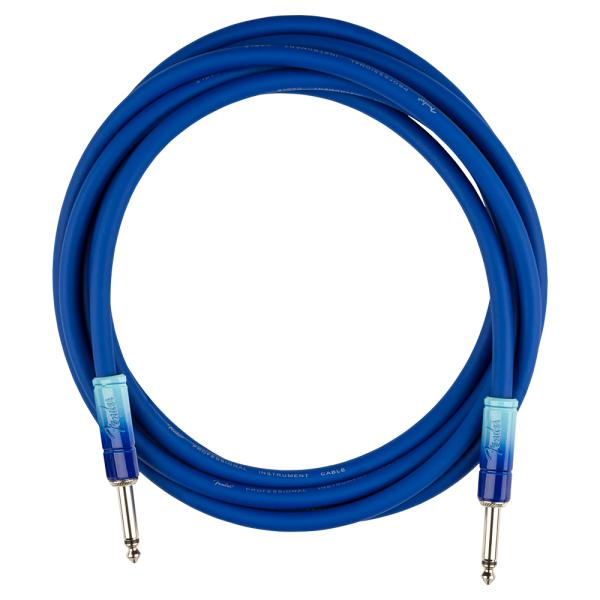 フェンダー Fender 10'（約3m） Ombre Instrument Cable Belair Blue ギターケーブル ギターシールド 印象的なグラデーションカラーのPlayer Plusシリーズに着想を得た、Ombre Seri...