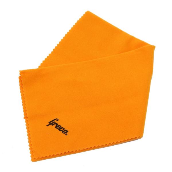 Greco PC-500 オレンジ メンテナンスクロス日ごろの楽器のお手入れに最適です。PC-500の主な特徴コットン100％の繊維を使用従来の行程で実現できなかった、起毛後の染色技術により余計なケバ立ちを抑えていますカラー：オレンジ