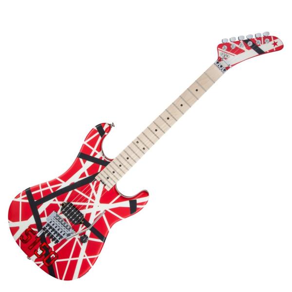 EVH Striped Series 5150 Red with Black and White Stripes �G���L�M�^�[