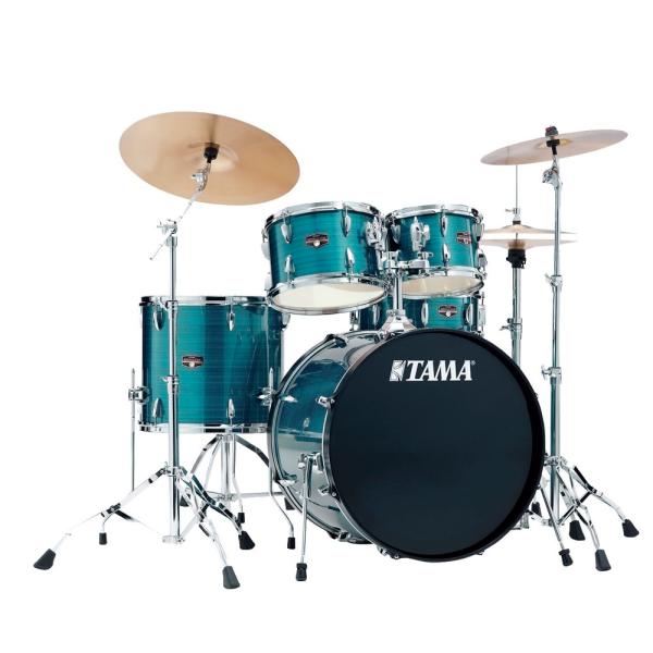 TAMA ドラムセット IMPERIALSTAR IP52H6RC-HLB シンバル付き 22"バスドラムセット タマ