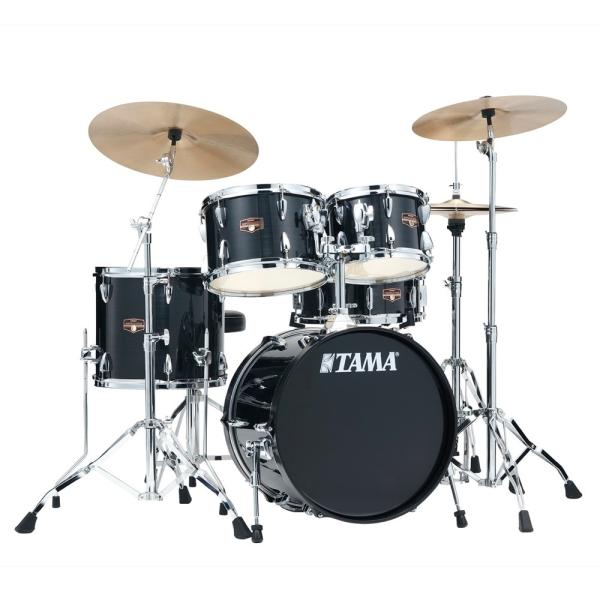 TAMA ドラムセット IMPERIALSTAR IP58H6RC-HBK シンバル付き 18"バスドラムセット タマ