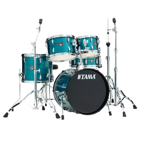 TAMA ドラムセット IMPERIALSTAR IP58H6-HLB シンバル無し 18"バスドラムセット タマ