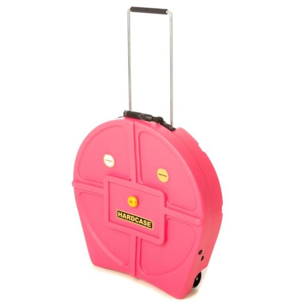シンバルケース 22インチ キャスター付 HARDCASE HNP9CYM22P 22" Pink シンバル用ハードケース