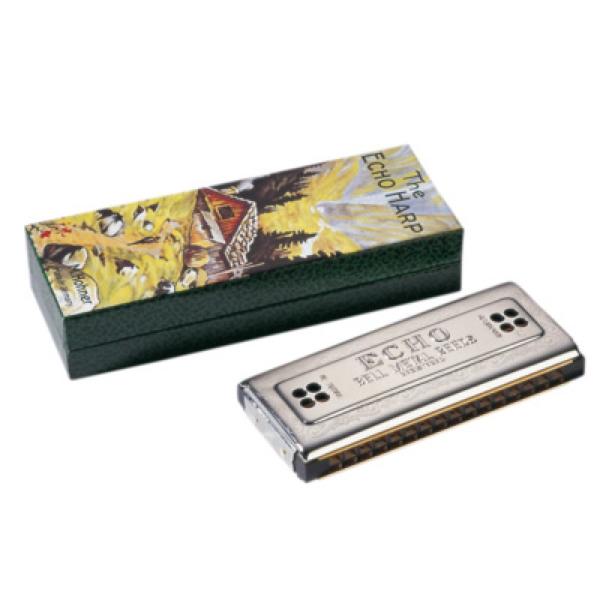 ホーナー社　ハーモニカ　Echo bell Hohner ホーナー社 ハーモニカ Echo bell 箱付き - メルカリ