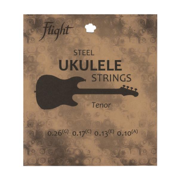 Flight FRST-200 Flight Rock Series専用ウクレレ弦Scale: TenorTuning(4-1): GCEA (Low-G)String 1 (A): .010 in.String 2 (E): .013 i...