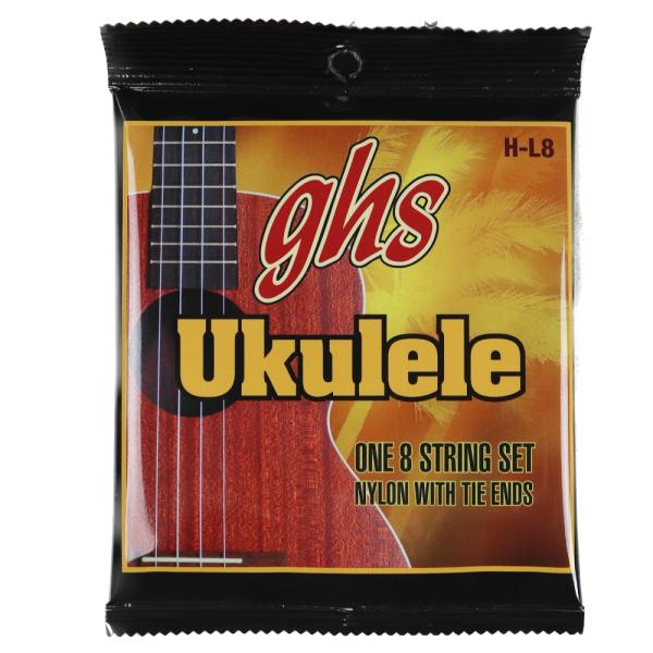 GHS H-L8 Hawaiian lili’u 8-String ナイロン ウクレレ弦 8弦  GHS ナイロン ウクレレ弦は、クラシックなナイロンの感触に「アロハ」スピリットを感じさせる明瞭でありながらメロウなトーンを提供します。  B...