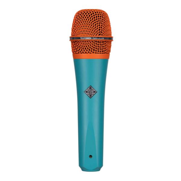 TELEFUNKEN M80 Custom Shop ターコイズ/オレンジ ダイナミックマイク 