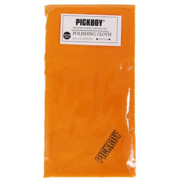 PICKBOY CL-50/O Polishing Cloth オレンジ ポリッシングクロス  ピックボーイのポリッシングクロスです。 メンテナンスには欠かせない、コットン100%のノンシリコンポリッシングクロスです。  ・材質：コットン1...