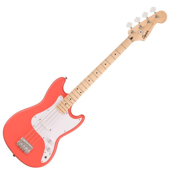 Squier スクワイヤー スクワイア Sonic Bronco Bass MN TCO エレキベース  Squier Sonic Bronco Bass なら、時間を飛び越えるようなスピードで、どんな音楽でもすぐにベースを始めることができ...