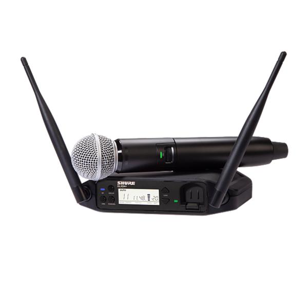 シュアー ワイヤレスマイク SHURE GLXD24+J/SM58-Z2 ボーカルマイク ワイヤレス 2.4GHz帯 ハンドヘルド型送信機 テーブルトップ型受信機
