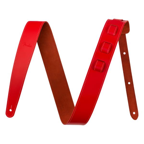Fender フェンダー 2" Essentials Leather Strap Red ギターストラップ 革 赤 Essentials Leather Strapは、クラシックな快適さとスタイルをお届けする理想的なソリューションです。耐久...