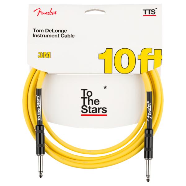 Fender フェンダー Tom DeLonge To The Stars Instrument Cable Graffiti Yellow 3m ギターケーブル ギターシールド  Blink-182やAngels and Airwaves...