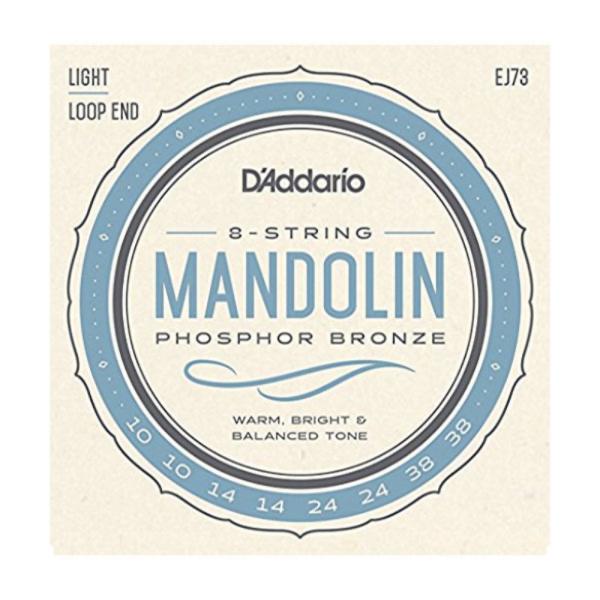 D'Addario EJ73 Mandolin Strings Phosphor Bronze Light 10-38 マンドリン弦  Mandolin Family D'Addarioマンドリン・ファミリー・ストリングスは、David G...