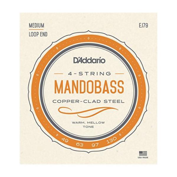 D'Addario ダダリオ EJ79 Mandobass Copper Coated Steel マンドベース弦  Mandolin Family Mandolin, Mandola, Mandocello ＆ Mandobass D'A...