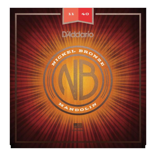 D'Addario ダダリオ NBM1140 Nickel Bronze Mandolin Set Medium 11-40 マンドリン弦  Nickel Bronze Mandolin D'Addario のプレミアム弦であるNickel...