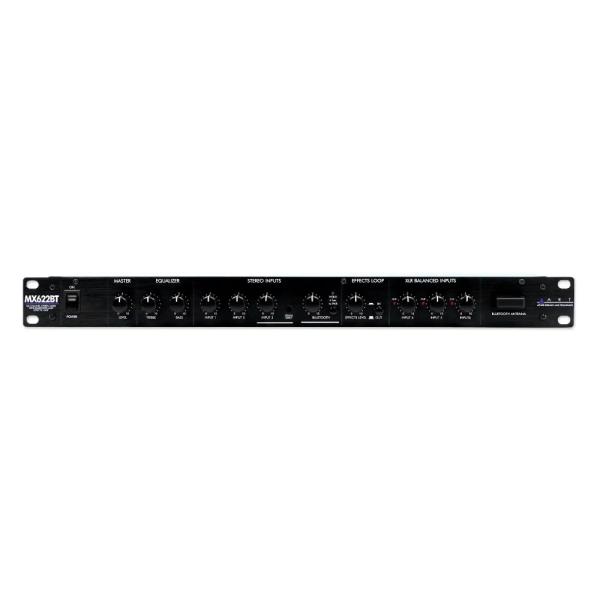 MX622BT 6-Channel Stereo Mixer with Bluetooth and Effects Loop