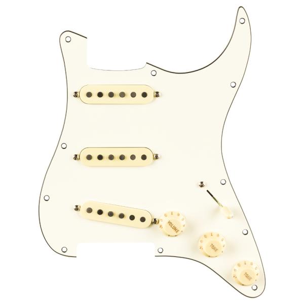 Fender フェンダー Pre-Wired Strat Pickguard Pure Vintage '65