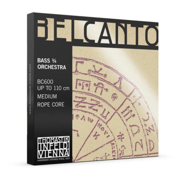 Thomastik Infeld Belcanto ベルカント コントラバス弦 H線 ロープコア/クロム  ※商品画像はサンプルになります。詳しくは商品説明をご参照下さい。  ・音量があり暖かみのある音色。 ・弓弾き用に開発された。オーケス...